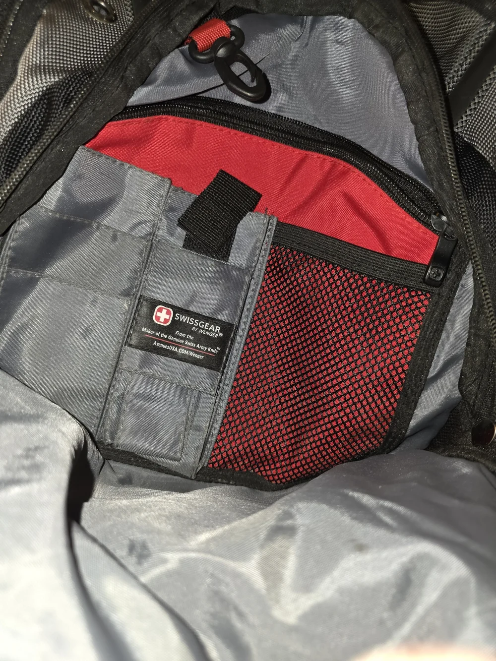 Swissgear Black & Gray Tech Backpack for Men